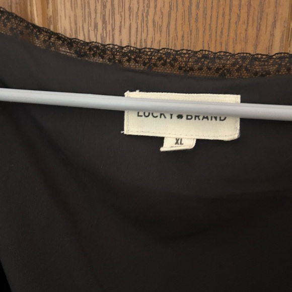 Lucky Brand Black Floral Midi Dress - Picture 2 of 9